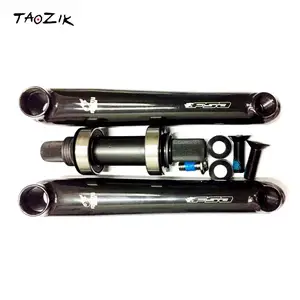 TAOZIK 20 BMX 자전거 크랭크 세트 암 180 mm 크롬 스틸 48 스핀들 거리 자전거 BB 크랭크 셋
