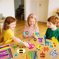 Cajas de Colores Personalizables, Servicio FBA, Venta al por Mayor, Juegos de Juguetes de Plástico Hechos a Mano para Niños, Manualidades, Biblioteca, Surtidos