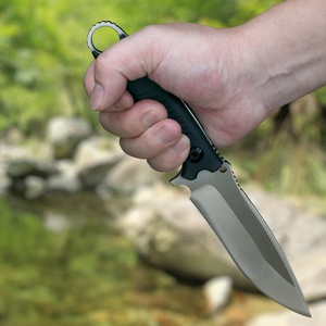 Couteau tactique de survie à lame fixe en acier inoxydable personnalisable pour usage extérieur avec support OEM - Product Image 6