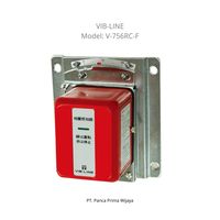 Sensor Sísmico de Terremotos VIB LINE V-756RC-F Confiable, Detector de Ondas P y S con Reinicio Automático para Seguridad Industrial en Ascensores