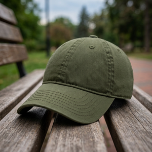 Everyday Premium Sporty Dobby Dad Hat Unisex Polyester 6-Panel Baseball Cap Adjustable Lightweight Solid Hand Embroidery - Product Image 3