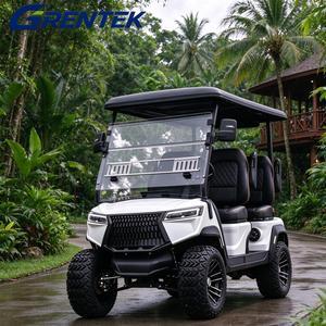 Carrito de Golf Eléctrico de Litio de Cuatro Plazas, Vehículo Todoterreno para Golf, Color Personalizado para Uso en Villas y Resorts - Product Image 1