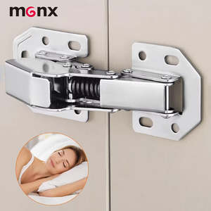 <span class=keywords><strong>Bisagra</strong></span> Hidráulica 3D para Puerta, de Hierro, Resistente, Silenciosa, Oculta, con Cierre Suave, para Muebles de Cocina - Product Image 5