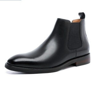 Zapatos de Vestir de Lujo para Hombre, Negros, de Cuero Genuino, para Oficina, con Suela de Goma Sólida, Formales, Sin Cordones, para Todas las Temporadas - Product Image 3