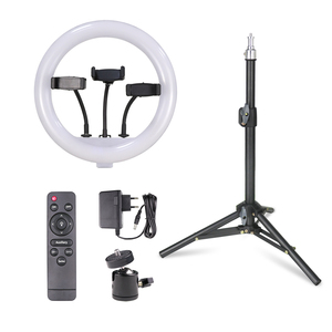 Luce ad anello fotocamera per telefono cellulare Live Streaming Desktop treppiede <span class=keywords><strong>Mini</strong></span> treppiede da tavolo portatile - Product Image 1