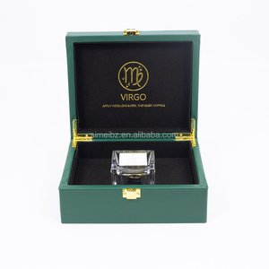Caja de perfume de madera <span class=keywords><strong>MDF</strong></span> personalizada, caja de regalo de cuero PU de lujo con botellas vacías para aceites esenciales, cosméticos, productos para el cuidado de la piel - Product Image 3