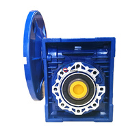 NMRV Set kotak gir kecil, Motor roda gigi Worm dengan Output Input, 40/50/63/75/90/110/130 RV