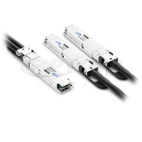 Câble DAC de brassage actif en cuivre Twinax 800 Gbit/s OSFP FIN vers 2x400G OSFP FIN pour Ethernet 5G 800 Gigabit (800GbE)