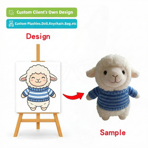 Fabricant de jouets en peluche personnalisés, jouets en peluche de haute qualité, mouton, oiseau parlant, poisson, jouets pour enfants, en tissu de coton, en coton PP - Product Image 1