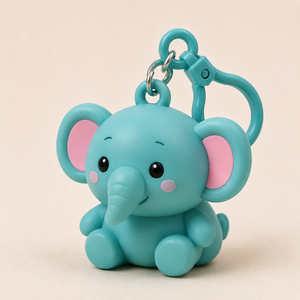 Factory Made Custom <b>Plastic</b> Animal Keychain Cartoon Figure <b>Key</b> <b>Rings</b> <b>Plastic</b> Toy Vietnam Backpack Pendant Decoration Kids Gift - Product Image 4