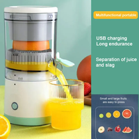 Elektrische Draagbare Juicer Centrifugaal Fruit Groente Juicer Machine Oranje Citrus Koude Pers Slow Juicer Extractor Machine