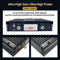 Amplificateur de signal de réseau cellulaire mobile 5G LTE 2600 MHz 85 dB 33 dBm ALC/MGC à gain élevé pour signal extrêmement faible