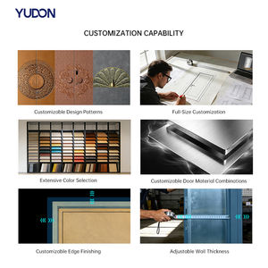 Puerta blindada de metal para exteriores de alta calidad de YUDON DOOR China, de aleación de zinc y acero, resistente a impactos y a prueba de balas, para villas y apartamentos. - Product Image 4