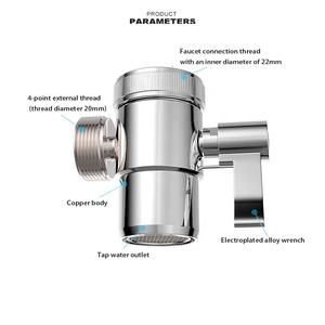 Inverseur de robinet de connecteur universel pour purificateur d'eau élément filtrant accessoires 2 points <span class=keywords><strong>3</strong></span> points 4 points balances de cuisine - Product Image 6