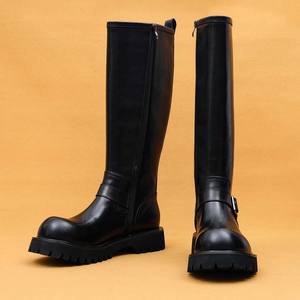 Bottes de travail vintage Amish de luxe haut de gamme pour hommes, imperméables, à lacets, avec semelle Goodyear et empeignes robustes en cuir véritable - Product Image 4