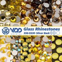 VDD SS6-SS30 Nail Strass Cristal Non Hot-Fix Strass pour Couture Nail Stone Cristaux DIY Nail Art Accessoires