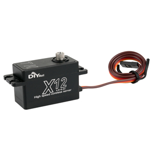 Toda la carcasa de aluminio X12 12KG 4,8-8,4 V X12 <span class=keywords><strong>Motor</strong></span> sin núcleo <span class=keywords><strong>Servo</strong></span> engranaje de acero Digital <span class=keywords><strong>Servo</strong></span> negro impermeable para RC coche de juguete avión - Product Image 4