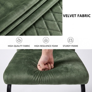 Bestseller Modernes Design Esszimmer-Sets Komplettes Esszimmer-Stuhl-Set Fabrik 4 6 8 <span class=keywords><strong>Kaffee</strong></span>-Stühle mit Komfortablen Sitzflächen - Product Image 5