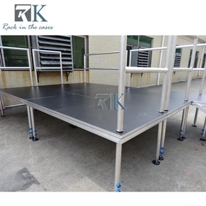 Soportes de aluminio para escenario de plataforma de 1M * 2M para espectáculos de eventos Configuración rápida - Product Image 5