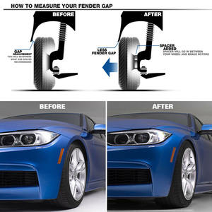 Distanziali Ruota da 15mm 5x112mm con Centraggio sul Mozzo da 66.6mm e Bulloni Conici M12x1.5 per Mercedes Benz con Bulloni Sferici - Product Image 6