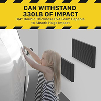 Protection murale de garage personnalisée, mousse EVA avec filet en fibre de verre, rembourrage auto-adhésif pour pare-chocs de porte de voiture, protection de stationnement, insert EVA