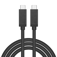 Cable USB Tipo C Multifunción de PVC y Cobre Puro de Vietnam, Certificado CE, con Puerto de Pantalla 4K/5K, 40Gbps, Carga de 100W, Retráctil y Trenzado