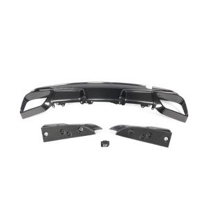High Quality Dry Carbon Fiber Carbon Fiber Rear Bumper Lip Rear Diffuser MP Style for BMW X6M F96 LCI 2023-2024 - Product Image 4