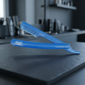 New Perfect Shave <b>Man</b> Stylish Black Plastic Handle Barber Shaving Straight <b>Razor</b> Stainless Steel Single Blade <b>for</b> Face Body - Product Image 3