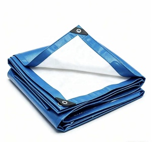 Bâche en PE imperméable Xuda avec œillets, résistante aux UV, taille personnalisable pour le camping et l'usage maritime - Product Image 1