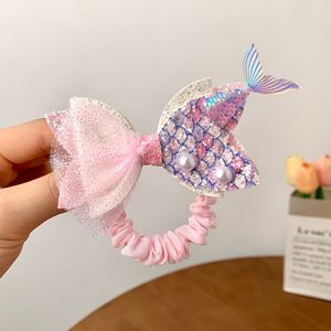 Accessoires <span class=keywords><strong>pour</strong></span> cheveux d'<span class=keywords><strong>enfants</strong></span> : Anneau de cheveux Princesse, Cordon à cheveux coloré à paillettes en queue de poisson, Mignon <span class=keywords><strong>pour</strong></span> petites filles, <span class=keywords><strong>pour</strong></span> <span class=keywords><strong>coiffure</strong></span> chignon - Product Image 6