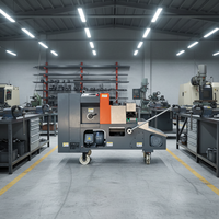 Machine à rouler les filets de barres d'armature électrique CNC intelligente JUNHAO pour le filetage de boulons et de tuyaux en acier, tour entièrement automatique facile à utiliser