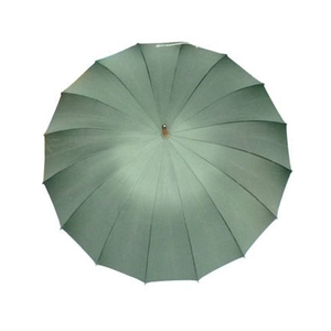 Manuel ouvert 25 pouces 16 côtes <span class=keywords><strong>bâton</strong></span> en bois parapluie usine chinoise - Product Image 2