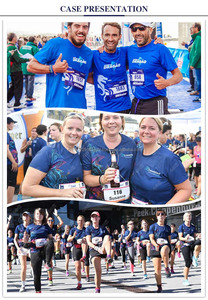 Camiseta personalizada de malla transpirable Unisex deportes Dry Fit Running Marathon camiseta completa sublimación impresa evento publicidad camisetas - Product Image 2