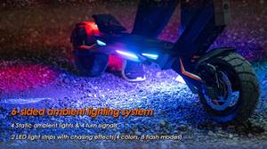 Kukirin T3 2026 Stock EU 48v 15.6ah Haute vitesse 45km/h Autonomie 58km Trottinette électrique auto-équilibrante pour adultes - Product Image 3