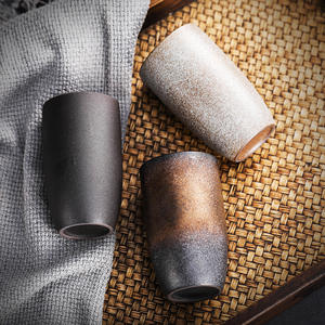 Taza Vintage de cerámica japonesa para <span class=keywords><strong>cerveza</strong></span>, taza de porcelana para café, té de kung-fu, tazas grandes de té - Product Image 3