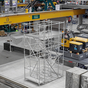 Facile d'installer le système d'échafaudage <span class=keywords><strong>de</strong></span> serrure d'anneau rond porteur élevé <span class=keywords><strong>de</strong></span> structure en acier durable pour des projets <span class=keywords><strong>de</strong></span> construction industrielle - Product Image 1