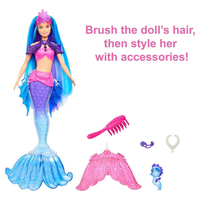 SY Nouvelle conception de mode, poupées sirènes princesses en plastique de 11,5 pouces avec lumières et musique, cadeau pour bébé pour les filles