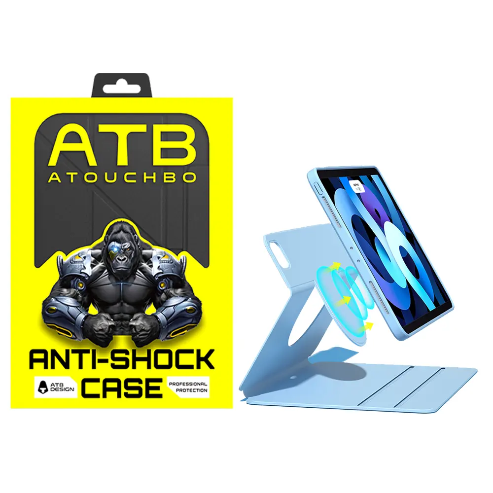ATB新しいタブレットカバーケースiPad10.2インチ第7世代ケースカバースタンド用ペンシルホルダー付き