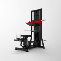 Machine d'entraînement des hanches réglable à charge plaquée, qualité supérieure, professionnelle, pour exercices de fessiers Max Glute Kickback Pro, équipement de fitness pour salle de sport
