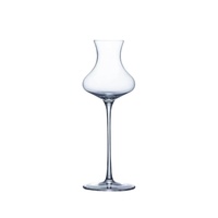Verre à whisky en cristal en forme de tulipe pour la dégustation de cocktails, appréciation de l'arôme, design minimaliste, capacité 101-200 ml