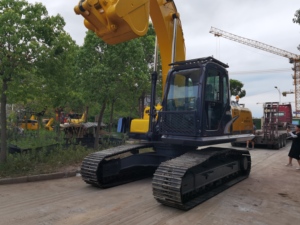 Excavatrice sur chenilles Kobelco SK200-8 Jaune, équipement de construction hydraulique - Product Image 2