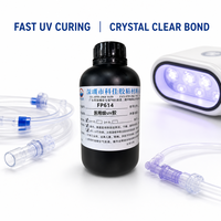 3311 KEJIA FP614 Adhésif UV de qualité médicale, acrylique, haute résistance, durcissement rapide, ISO10993 RoHS REACH, pour cathéters