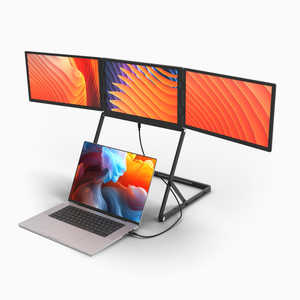 Extensor de Pantalla para Portátil de 16'' y 2.5K, Plegable y Apilable, Monitor Triple (Windows/Mac), USB C, Pantalla Extendida para Viajes, Compatible con Windows y Mac - Product Image 5