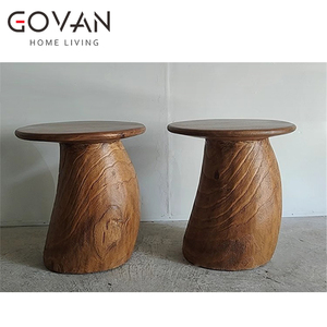 Wabi Sabi Thiết Kế Vòng Rắn <span class=keywords><strong>Elm</strong></span> Gỗ Nấm Bàn Cà Phê Chất Lượng Phòng Khách Đồ Nội Thất Cho Trang Chủ Sử Dụng - Product Image 4