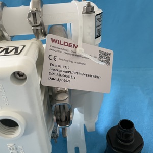 Pompe à diaphragme pneumatique Wilden P1 pour l'admission d'eau, sortie basse de 13 mm, connexion NPT, modèle P1/PPPPP/WFS/WF/KWF - Product Image 3
