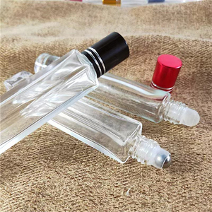 10ml 15ml rõ ràng recyle Nước hoa thủy tinh rỗng chai mỹ phẩm bao bì cơ thể làm mát tinh chất chai với phun cuộn trên bán buôn - Product Image 4