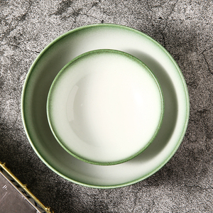 WEIYE-cuenco de cerámica ovalado personalizado, cuencos irregulares para ensalada, plato profundo para fruta, cena mexicana de porcelana, venta al por mayor - Product Image 4