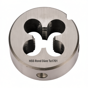 Ttake Hss Round Die Ta1701 Fine Pitch Mf Din En 22568 Tolerance 6g Straight Taper Masc - Product Image 2