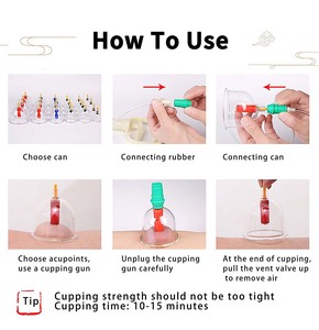 Set terapi cangkir hisap ABS tebal 12 potong, dengan kekuatan hisap kuat dan fungsi pijat otot - Product Image 3