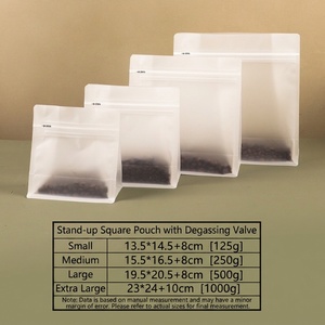 Sachet de café personnalisé, sachet d'emballage alimentaire, sachet en plastique et aluminium, sachet de thé autoportant, sachet octogonal auto-scellant - Product Image 4